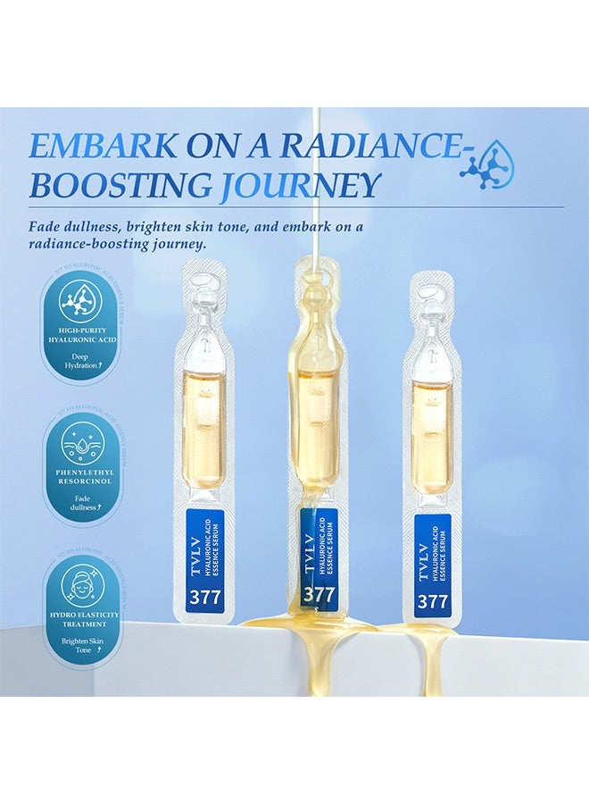 TVLV 377 Hyaluronic Acid Sodium Essence Liquid Deep Moisturizing, Reducing Dark Spots and Brightening - 10-Flask Essence Liquid - Image 4